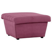 HOCKER Webstoff Weinrot  - Weinrot/Schwarz, Design, Kunststoff/Textil (74/43/85cm) - LOOKS by W.Joop