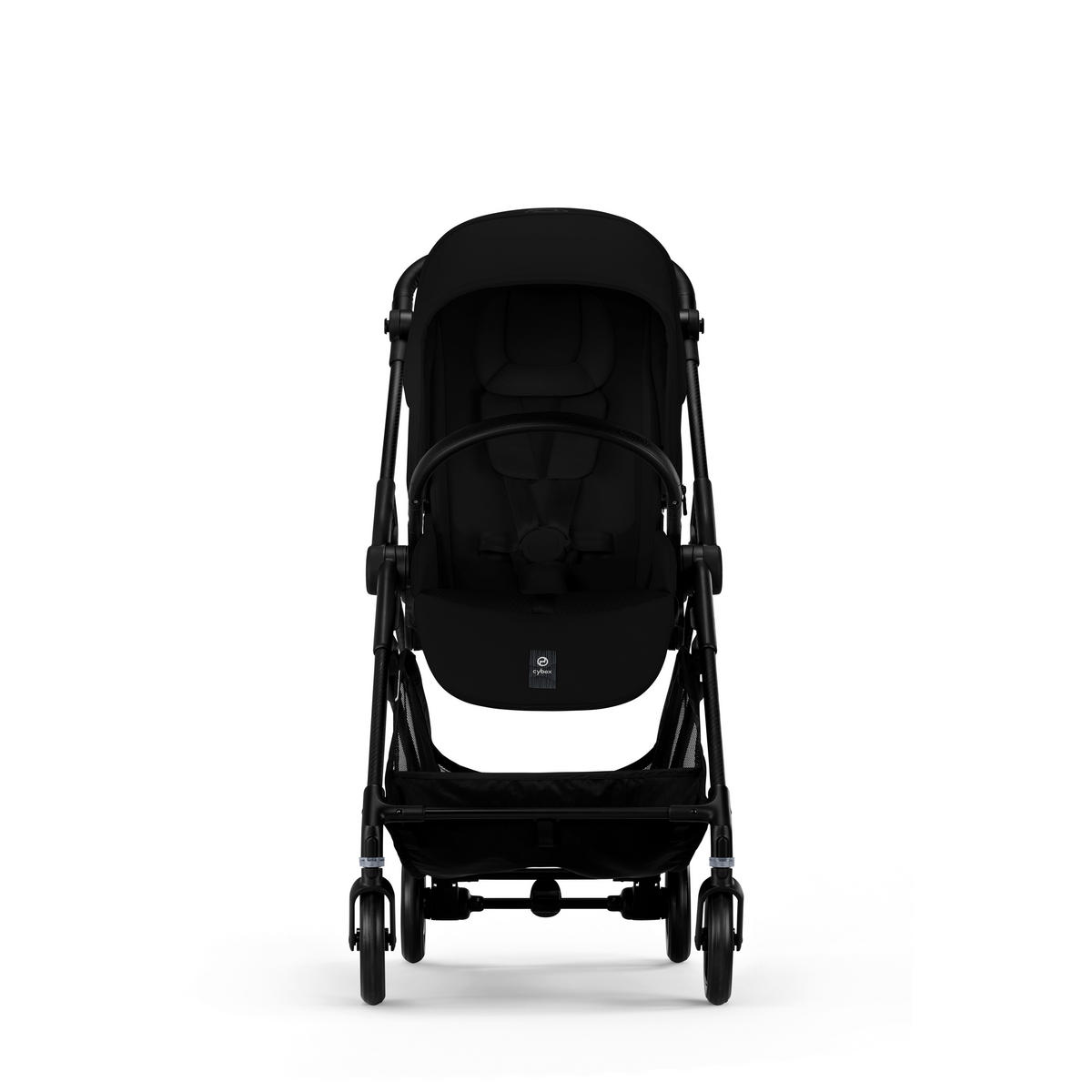 KINDERWAGEN  Melio Carbon  Magic Black  - Schwarz, Basics, Textil/Metall (82-91/49/96,5-107cm) - cybex GOLD