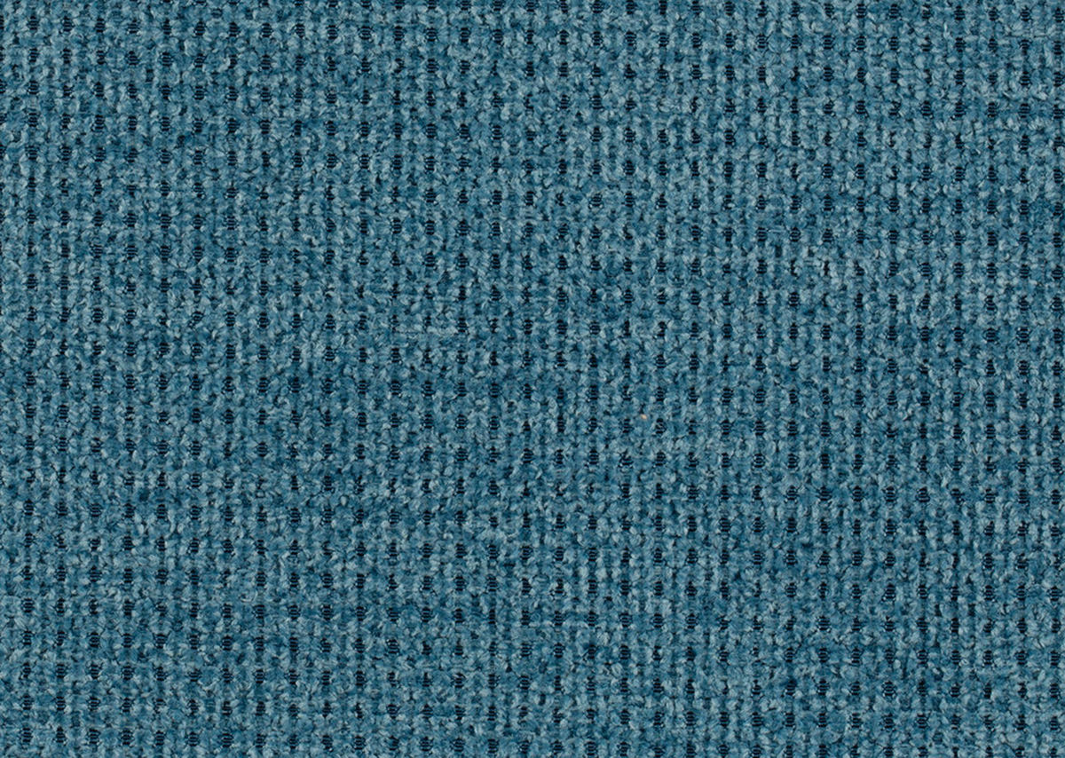 CANAPÉ D'ANGLE in Mikrofaser Blau  - Chromfarben/Blau, Design, Textil/Metall (207/301cm) - Xora