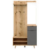 GARDEROBE  in 100/204/40 cm  - Graphitfarben/Eiche Artisan, KONVENTIONELL, Holzwerkstoff (100/204/40cm) - Boxxx