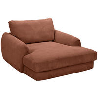 XXL-SESSEL - Rostfarben/Schwarz, KONVENTIONELL, Kunststoff/Textil (132/81/158cm) - Carryhome