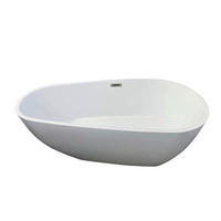 BADEWANNE freistehend  170/75/58 cm  - Weiß, KONVENTIONELL, Kunststoff (170/75/58cm)