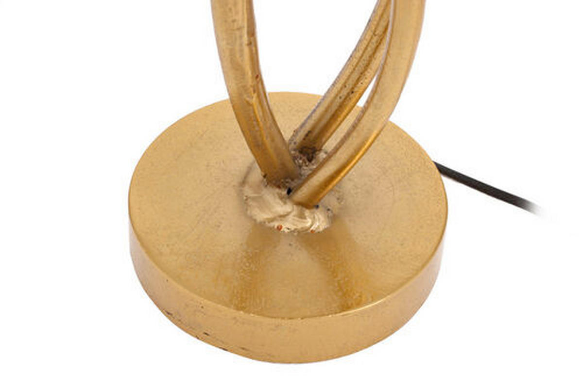 STOLNÍ LAMPA, E27, 16/28/52 cm - barvy zlata, Trend, kov/plast (16/28/52cm) - P & B