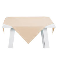 TISCHDECKE One 90/90 cm  - Sandfarben, Basics, Textil (90/90cm) - Pichler