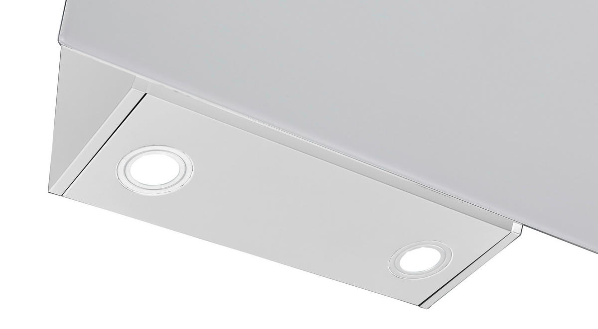 FLÄKTKÅPA CH55060WA++  - vit, Trend, metall/glas (60/80,5-118,5/40,2cm) - Respekta