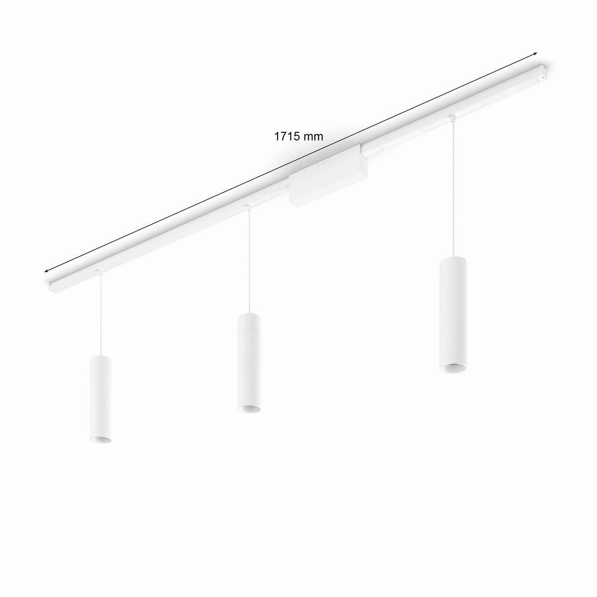 SCHIENENSYSTEM Perifo 171,5/28,8/2,6 cm   - Weiß, Basics, Metall (171,5/28,8/2,6cm) - Philips HUE