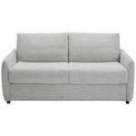SCHLAFSOFA Chenille Grau  - Schwarz/Grau, Design, Textil (182/91/99cm) - Xora