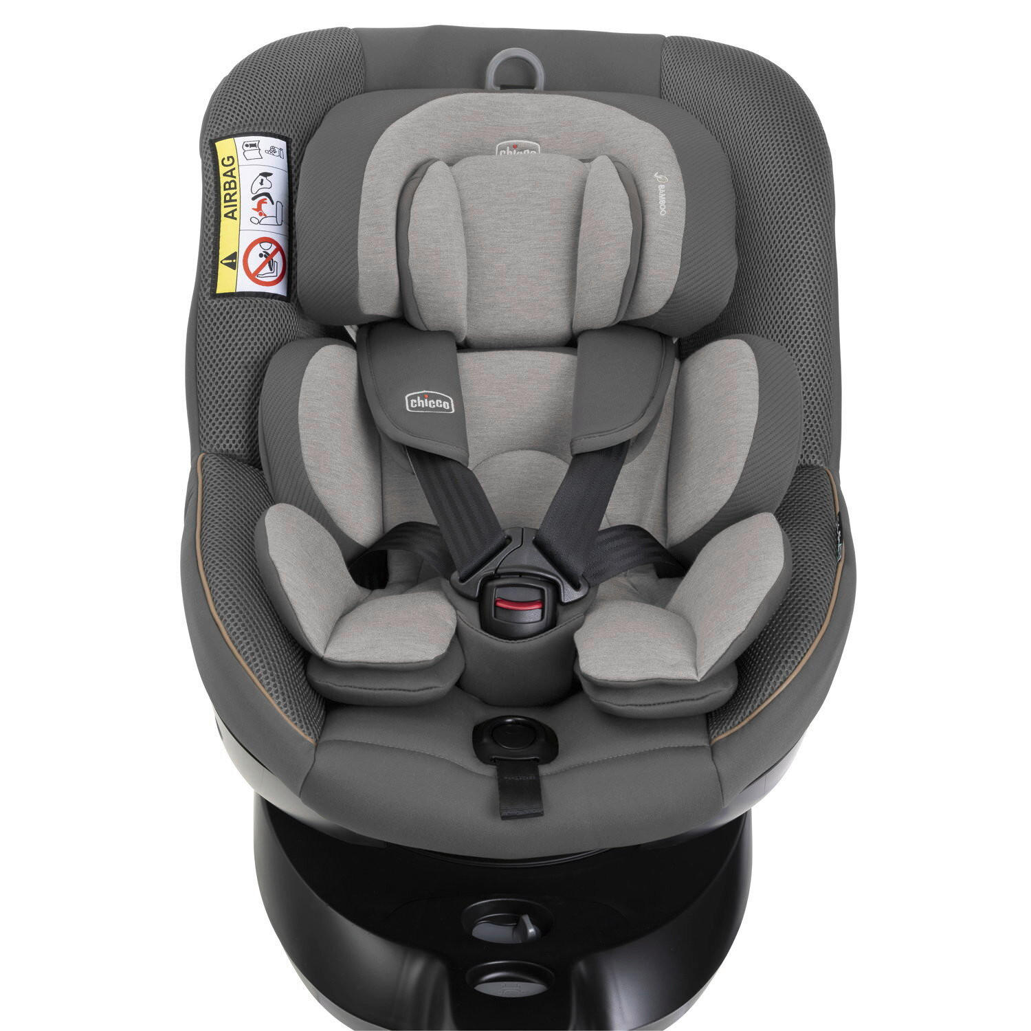 KINDERAUTOSITZ 105 I-Size  - Dunkelgrau/Hellgrau, Basics, Textil (47/114/60cm) - Chicco
