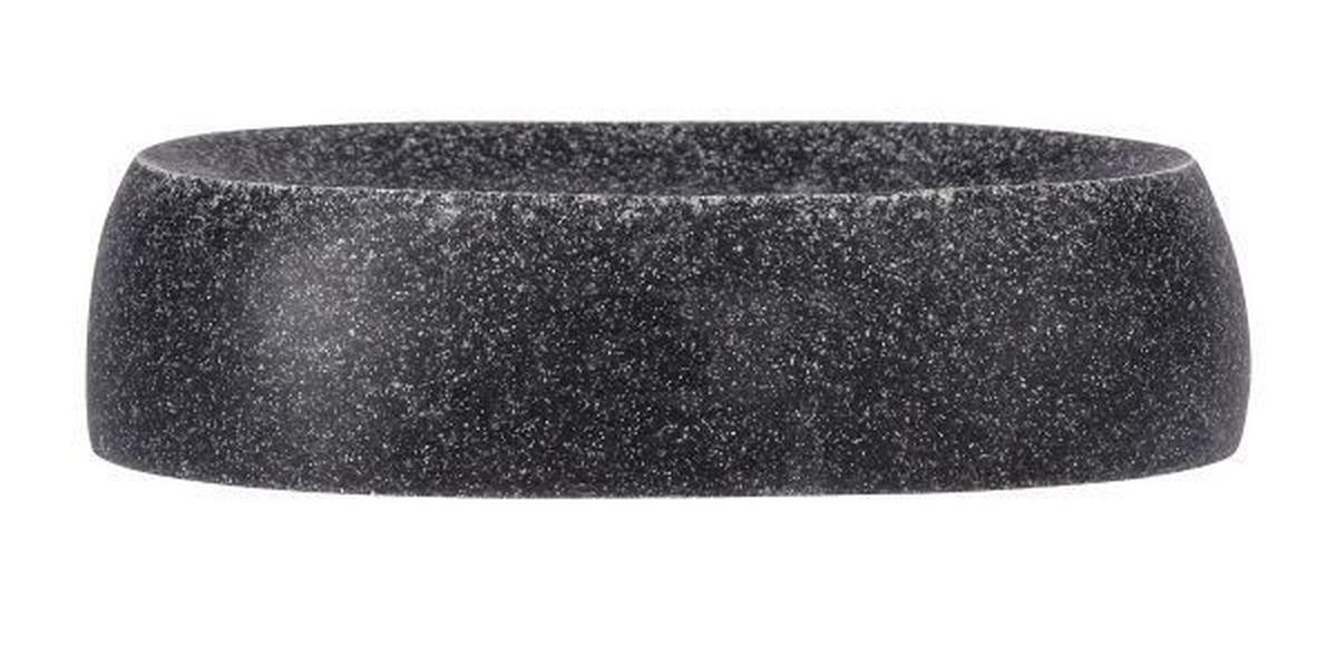 SEIFENSCHALE - Anthrazit, KONVENTIONELL, Kunststoff (12,5/3,1/9cm) - Wenko