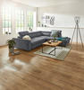 ECKSOFA inkl. Funktion Anthrazit Webstoff  - Anthrazit/Schwarz, Design, Textil/Metall (277/237cm) - Stylife