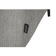 ECKSOFA in Webstoff Beige  205/280 cm  - Beige/Schwarz, Design, Textil/Metall (205/280cm) - Xora