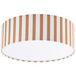 DECKENLEUCHTE  37/13 cm    - Braun/Naturfarben, MODERN, Kunststoff/Textil (37/13cm) - Novel