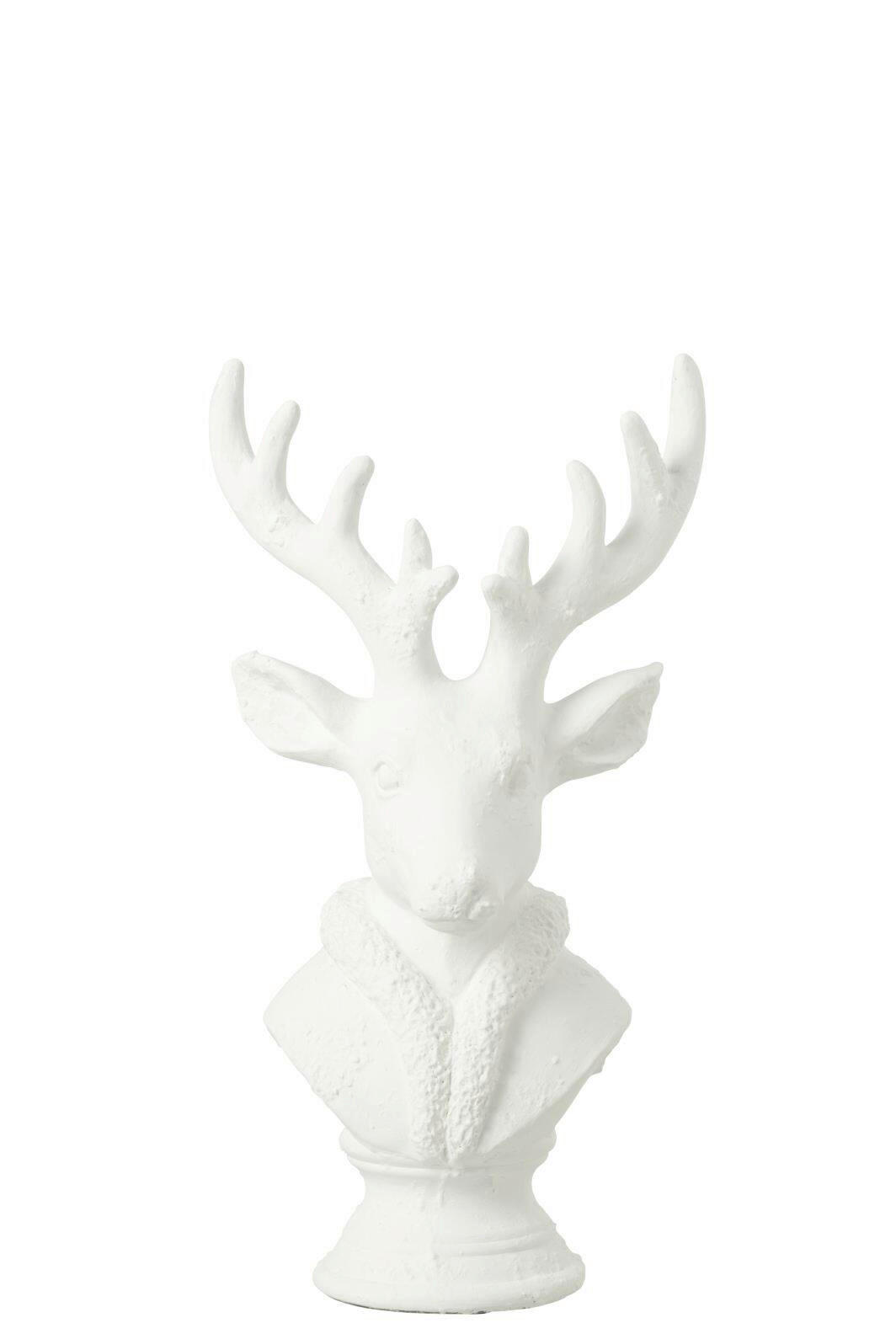 DEKOHIRSCH - Weiss, Basics, Kunststoff (20,5/14,5/38,5cm) - Ambia Home