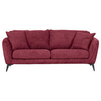 VELIKA SOFA tekstil  bordo    - bordo/crna, Konvencionalno, tekstil/metal (215/70/98cm) - Carryhome