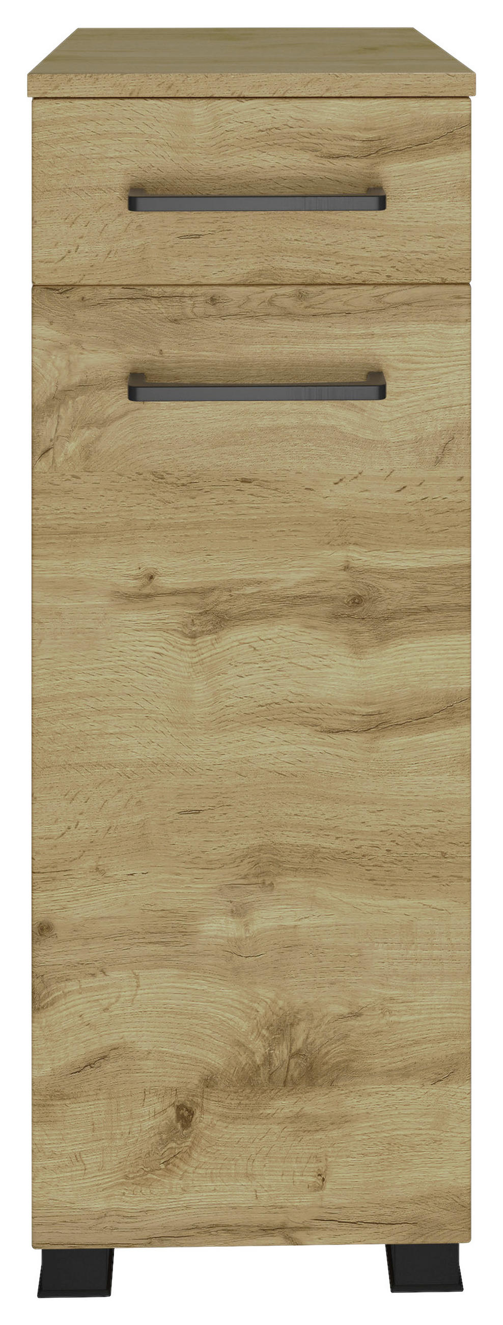 UNTERSCHRANK in   - Eichefarben/Eiche Wotan, Modern, Holzwerkstoff/Metall (30/79/35cm) - Held