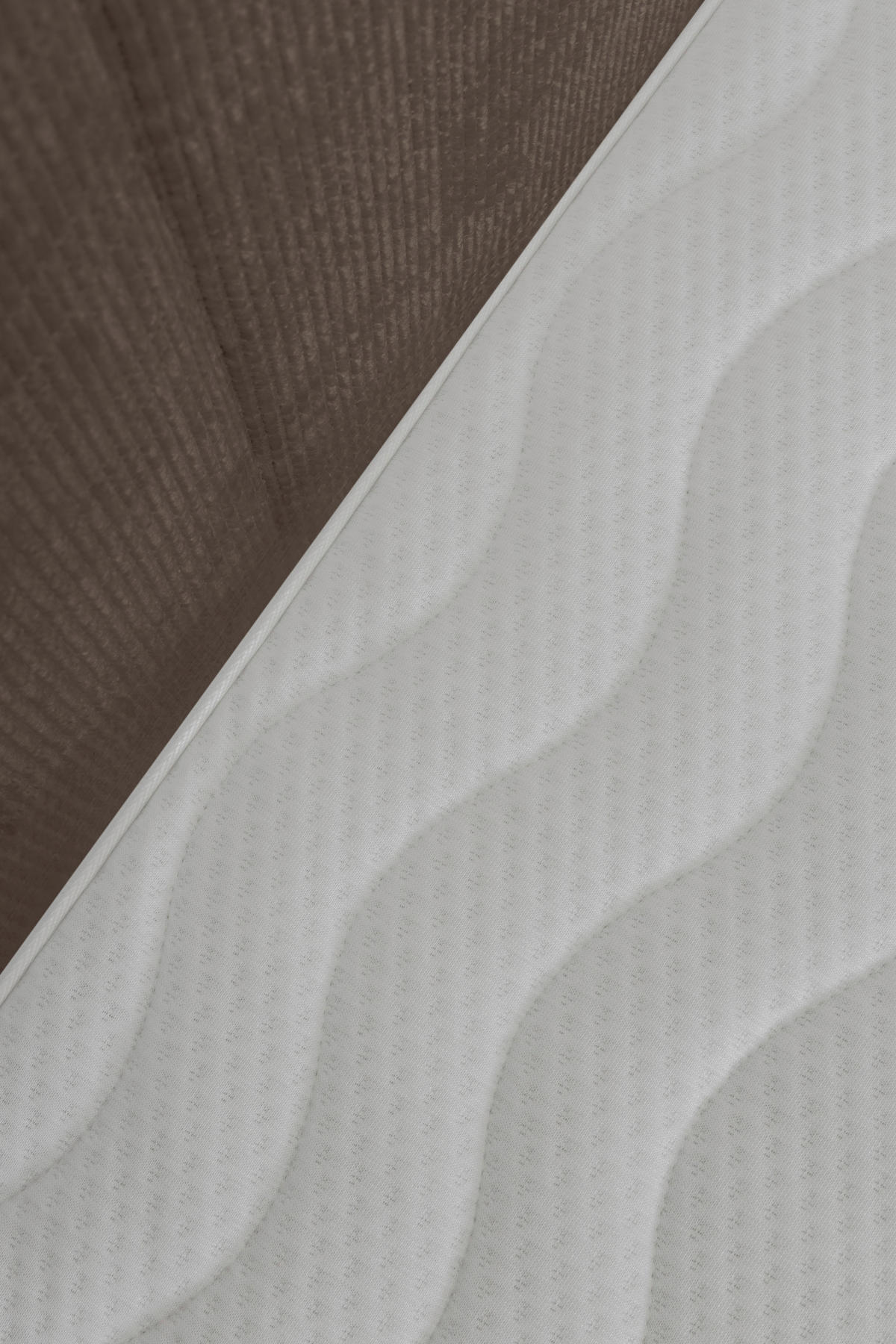 BOXSPRINGBETT 180/200 cm  in Braun  - Schwarz/Braun, Design, Textil/Metall (180/200cm) - Welnova