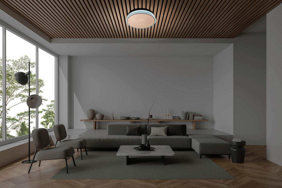 LED-DECKENLEUCHTE LOLA 50/50/7.5 cm   - Weiß, KONVENTIONELL, Metall (50/50/7.5cm) - Näve