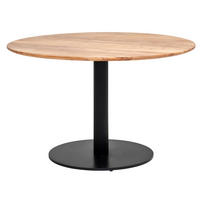 STOL ZA BLAGOVAONICU  crna, boje bagrema  drvo, metal      - boje bagrema/crna, Moderno, drvo/metal (130/76/130cm) - Livetastic