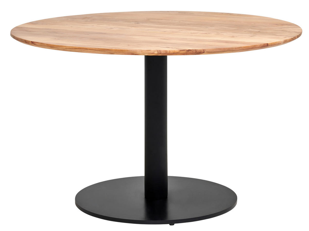 STOL ZA BLAGOVAONICU  crna, boje bagrema  drvo, metal      - boje bagrema/crna, Moderno, drvo/metal (130/76/130cm) - Livetastic