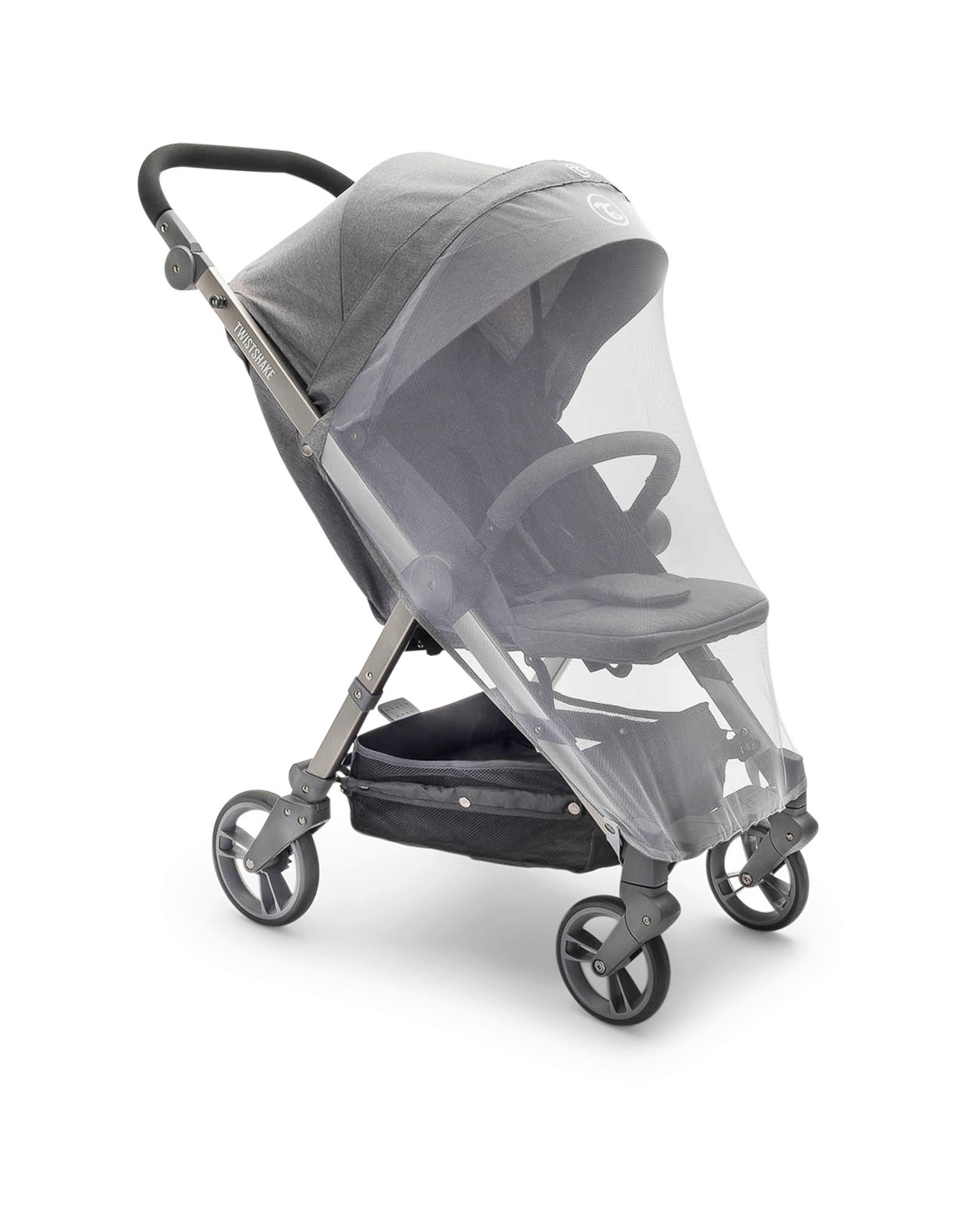 KINDERWAGEN MOSKITONETZ  - Grau, Basics, Textil (13/13/4cm) - Twistshake