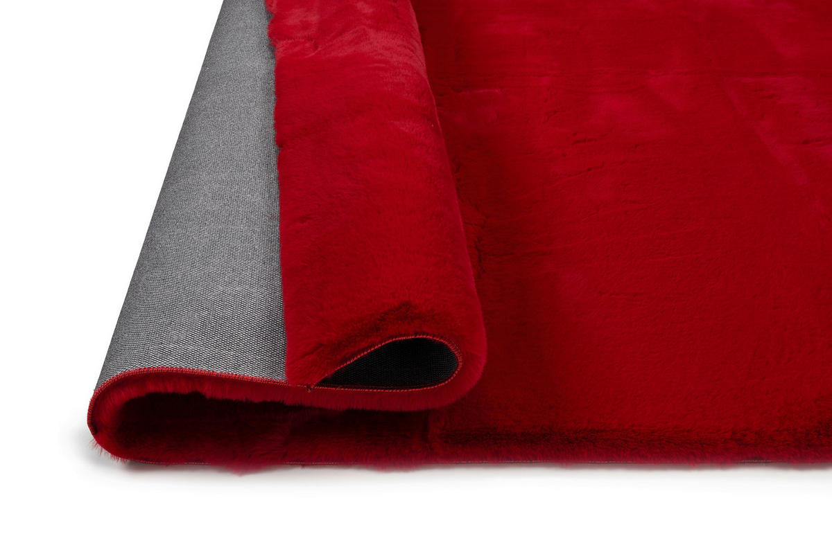 HOCHFLORTEPPICH 140/200 cm Silky Haven Rot  - Rot, Basics, Textil (140/200cm)