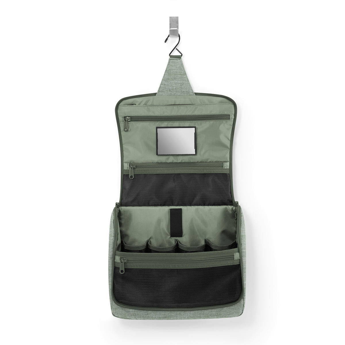 KOSMETIKTASCHE  - Jadegrün, Basics, Textil (28/23/10cm) - Reisenthel