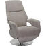 RELAXSESSEL in Textil Grau, Chromfarben - Chromfarben/Grau, Design, Textil/Metall (68/109/78cm) - Welnova RELAXSESSEL in Textil Grau, Chromfarben - Chromfarben/Grau, Design, Textil/Metall (68/109/78cm) - Welnova