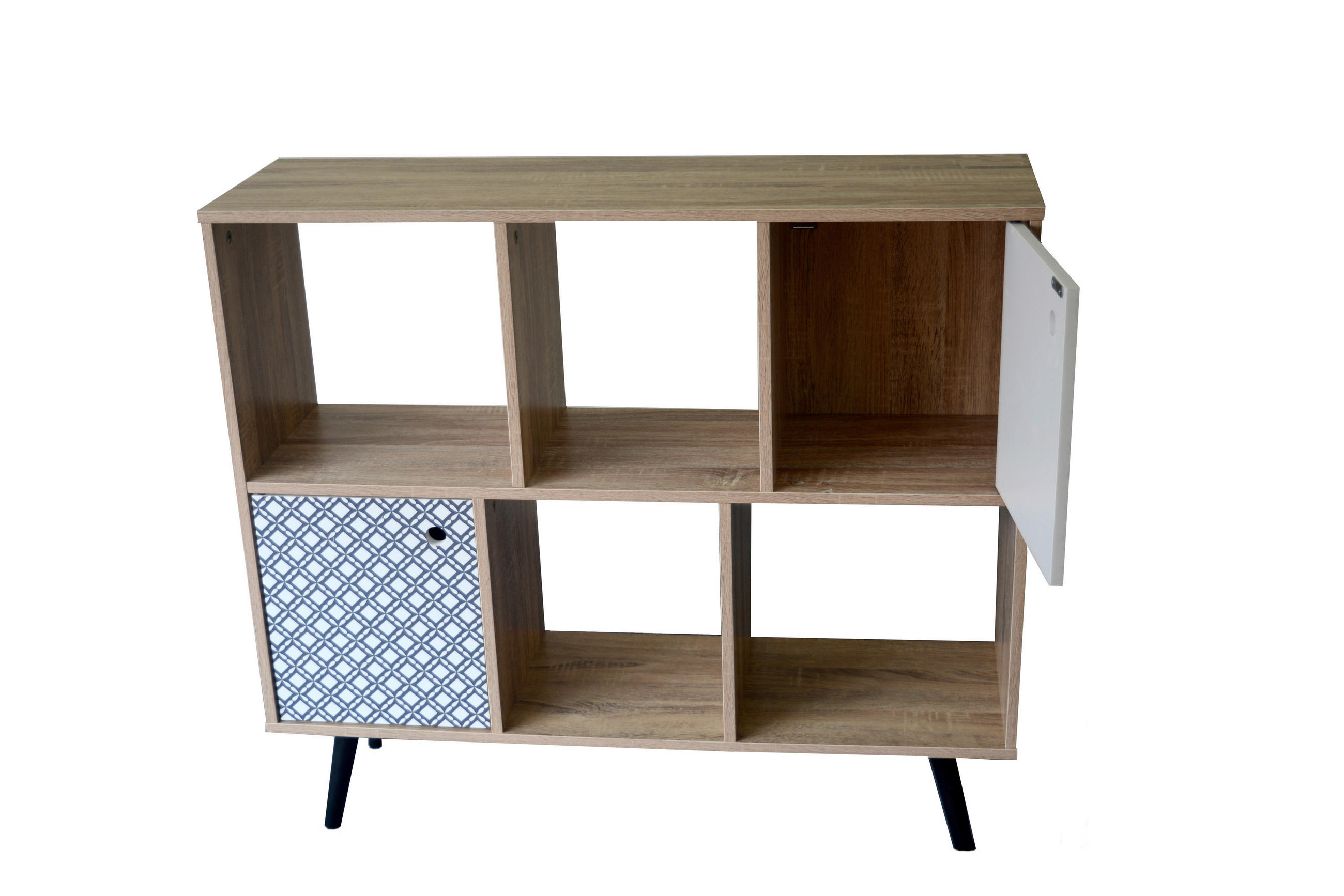 Thumbnail - Livetastic Sideboard, Mehrfarbig, Weiß, Eiche, Holzwerkstoff, 98.5x87x29 cm, Wohnzimmer, Kommoden & Sideboards, Sideboar...