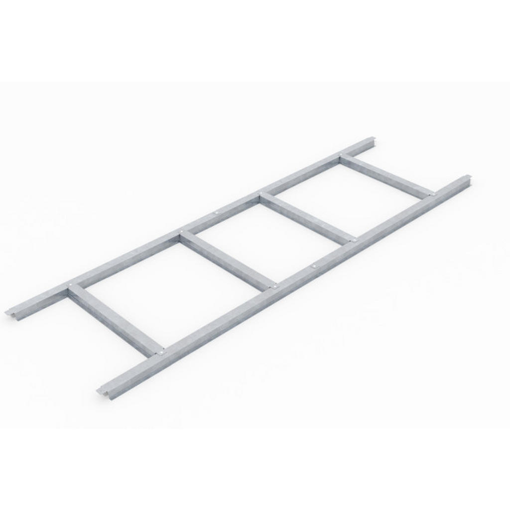 Fundamentrahmen Für Leipzig 84 205x98cm, Stahl, Wetterfest