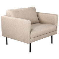 FÅTÖLJ i metall, textil  - Design, metall/textil (95/80/84cm) - Livetastic