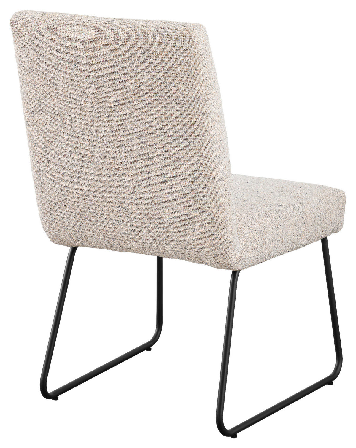 STUHL - Beige/Schwarz, Design, Textil/Metall (51,5/92,5/65cm) - SetOne by Musterring
