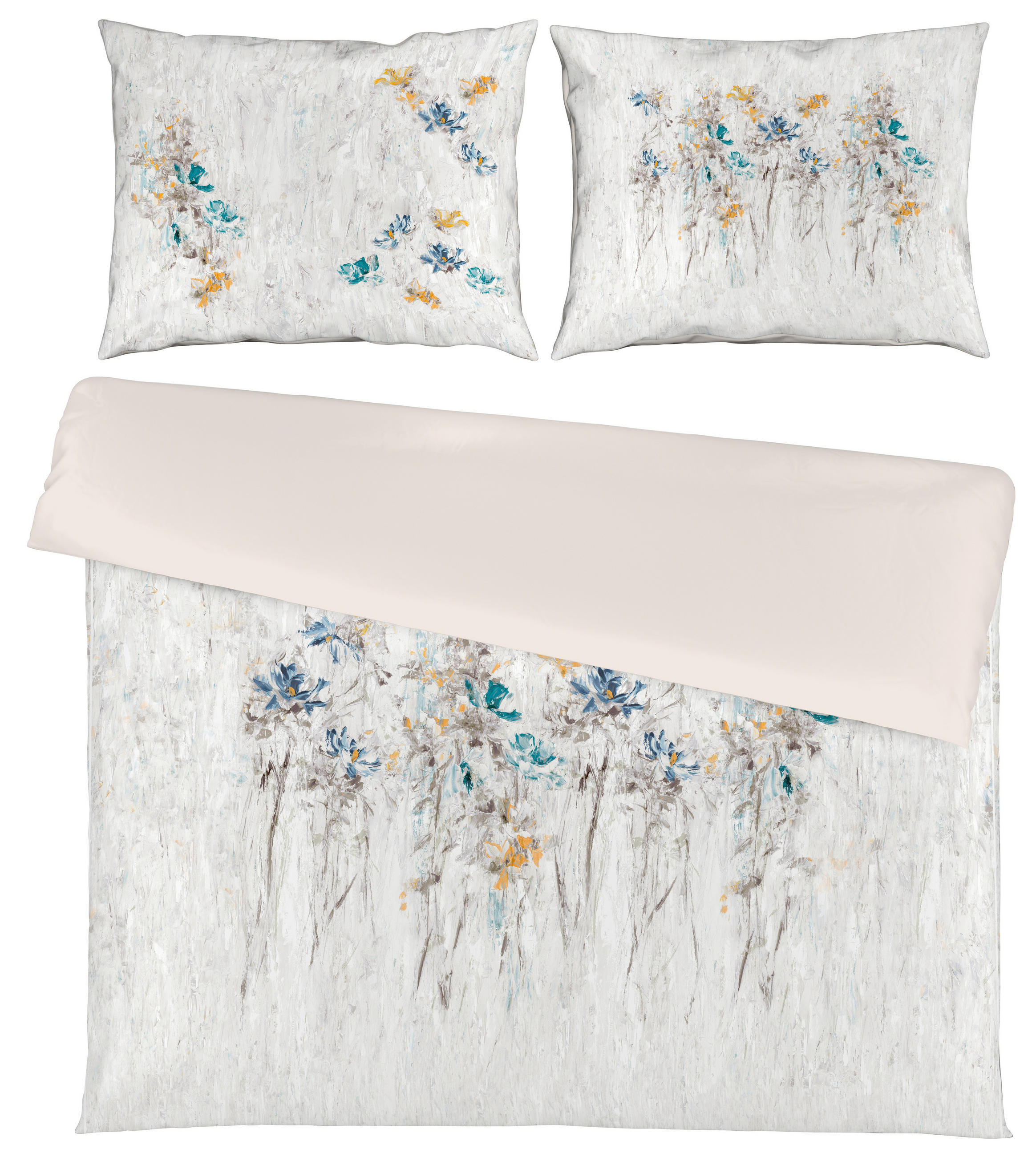 POSTELJINA 240/220 cm DEA - sivo-bež, Basics, tekstil (240/220cm) - Novel