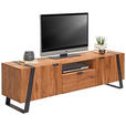 TV-ELEMENT 172,8/52/47 cm  - Eichefarben/Schwarz, Trend, Holz/Metall (172,8/52/47cm) - Landscape