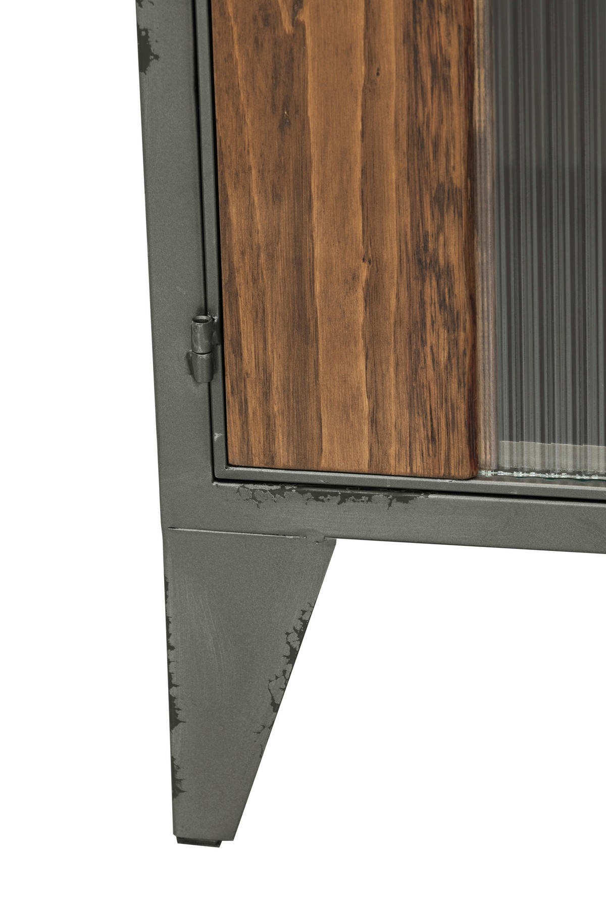 SCHUHSCHRANK Tanne massiv Naturfarben, Schwarz  - Schwarz/Naturfarben, KONVENTIONELL, Glas/Holz (72.5/83.5/33cm) - Livetastic