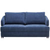 SCHLAFSOFA in Textil Blau  - Blau/Schwarz, Design, Textil/Metall (172/76-89/112-120cm) - Bali