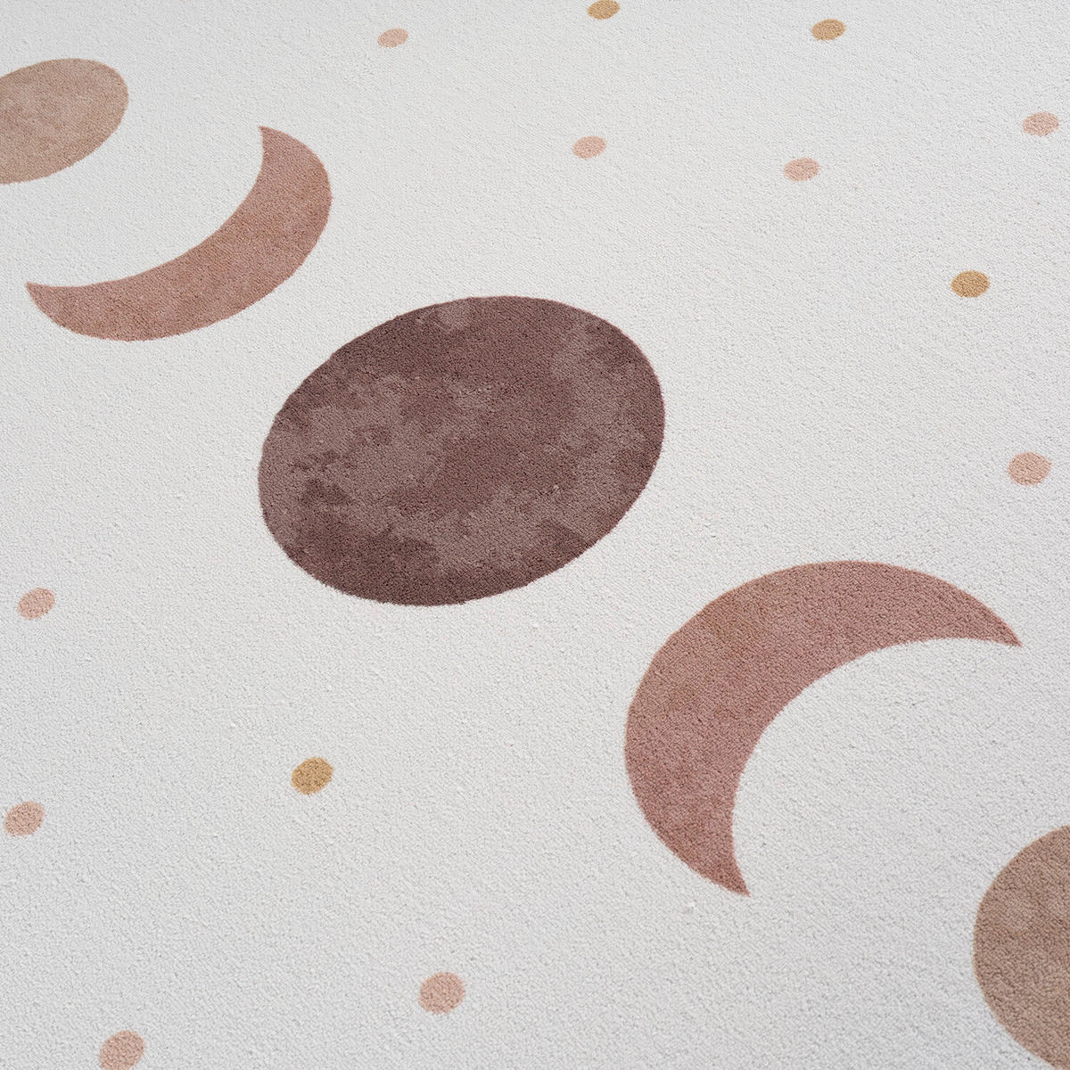KINDERTEPPICH  Wohnzimmer 160/160 cm COCO Creme rund  - Creme, Trend, Kunststoff/Textil (160/160cm) - Ayyildiz 