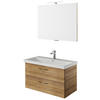 BADEZIMMER  in 90 cm  - Eichefarben/Weiß, KONVENTIONELL, Holzwerkstoff (90cm) - Pelipal
