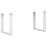 TISCHGESTELL Weiß   - Weiß, Design, Metall (70/8/73cm) - Landscape