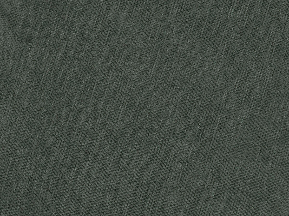 HOCKER FUJI  Leinenoptik Grün  - Schwarz/Grün, MODERN, Kunststoff/Textil (112/44/80cm)