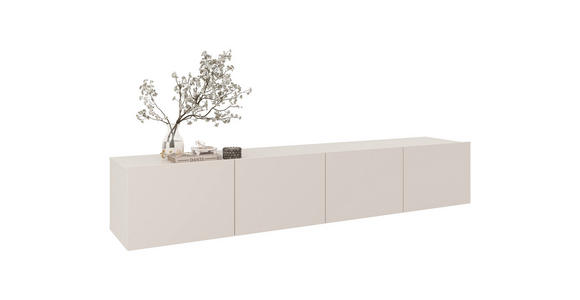 LOWBOARD  200/36,7/42 cm  hängend  - Kaschmir, Design, Holzwerkstoff (200/36,7/42cm) - Hom`in