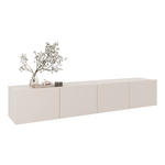 LOWBOARD in 200/36,7/42 cm - Kaschmir, Design, Holzwerkstoff (200/36,7/42cm) - Hom`in