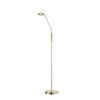 LED-STEHLEUCHTE 23/150 cm    - Messingfarben, Design, Glas/Metall (23/150cm) - Fischer & Honsel