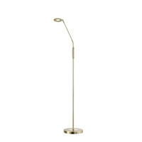 LED-STEHLEUCHTE - Messingfarben, Design, Glas/Metall (23/150cm) - Fischer & Honsel