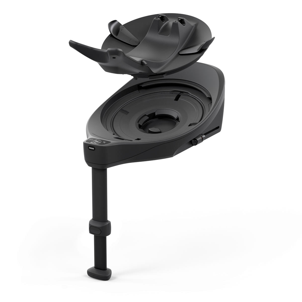 ISOFIXSTATION Base S  - Schwarz, Basics, Kunststoff/Metall (61/40,5/22cm) - cybex PLATINUM