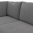 2-SITZER-SOFA Webstoff Anthrazit, Hellgrau, Dunkelgrau  - Dunkelgrau/Anthrazit, Design, Textil/Metall (134/74/76cm) - Dieter Knoll