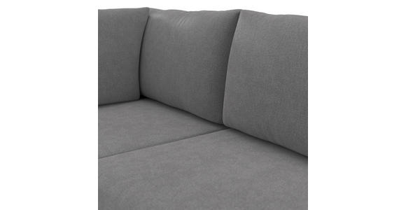 2-SITZER-SOFA Webstoff Anthrazit, Hellgrau, Dunkelgrau  - Dunkelgrau/Anthrazit, Design, Textil/Metall (134/74/76cm) - Dieter Knoll