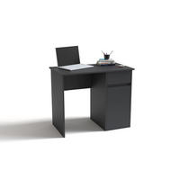 PISALNA MIZA leseni material antracit  - antracit, Moderno, leseni material (92/75/50cm) - MID.YOU