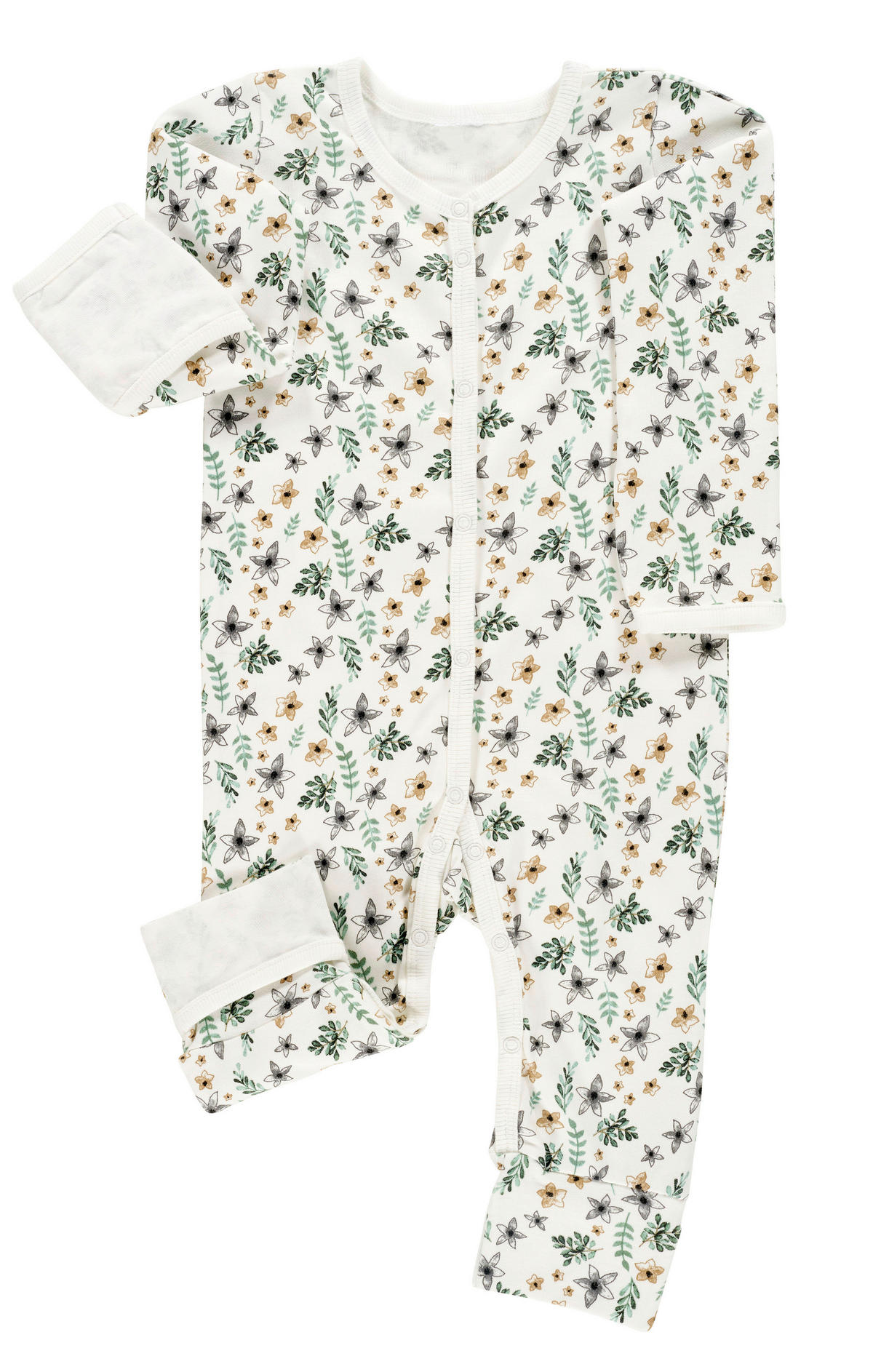 SCHLAFANZUG  - Weiß/Grün, Basics, Textil (50null) - Alvi