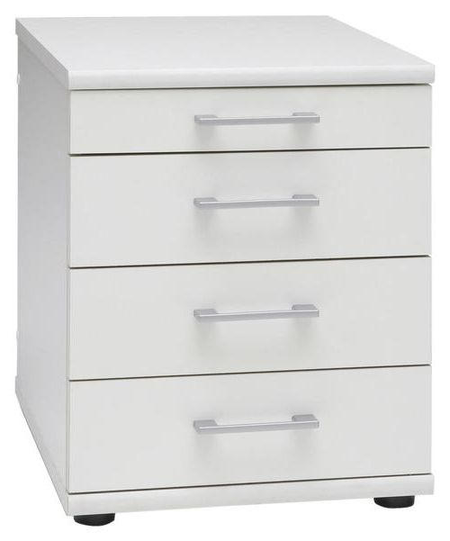 Rollcontainer Weiß Bxhxt 41,6x53,4x50 Cm