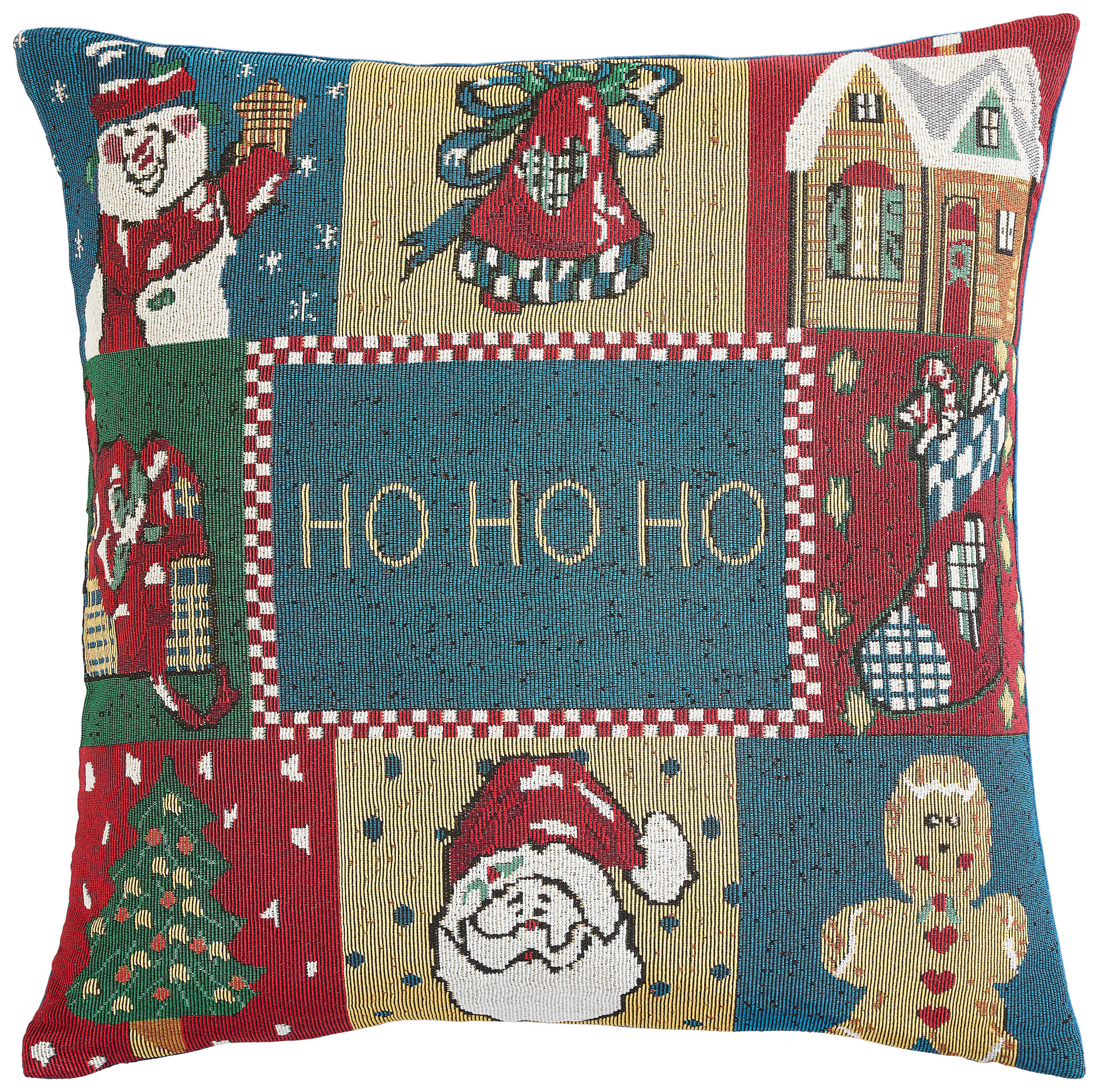 KISSENHÜLLE 45/45 cm  - Blau, KONVENTIONELL, Textil (45/45cm) - X-Mas